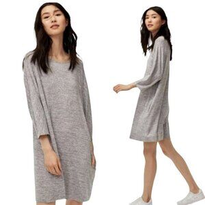 WILFRED COBER RELAXED GRAY SHIRT DRESS